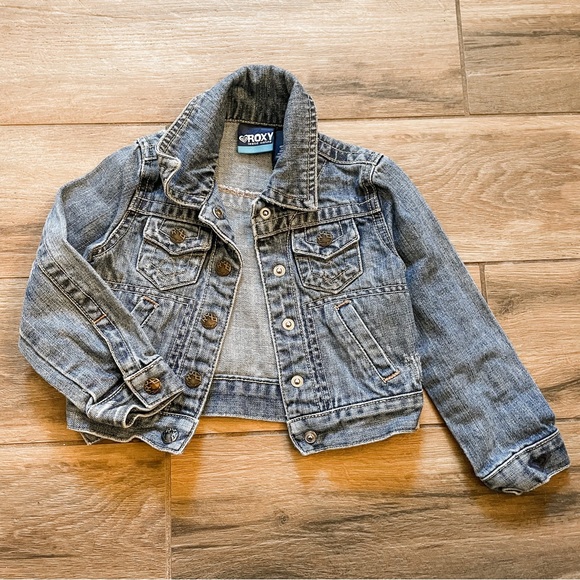 Roxy Jackets & Coats Copy Toddler Girl Roxy Denim Jacket Poshmark